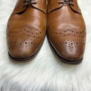 La Milano Jeffrey cognac leather Lace Up brogue Oxford dress or casual shoes La Milano | Shoes | La Milano Jeffrey Cognac Leather Lace Up  main image 2